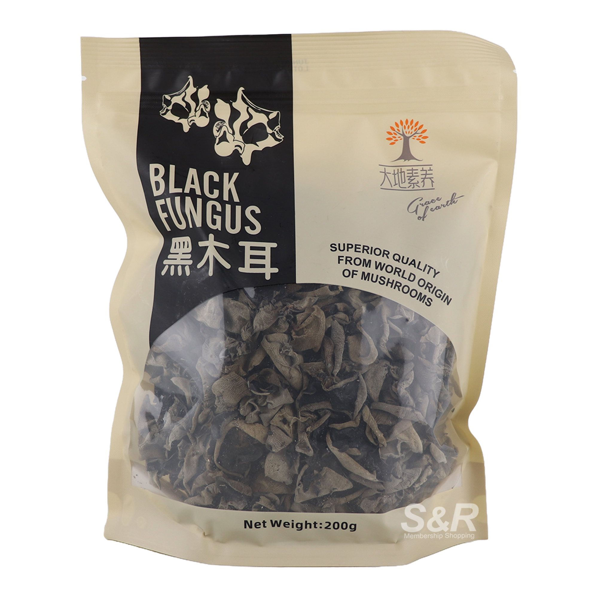 Grace Of Earth Black Fungus 200g